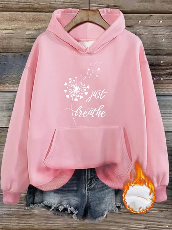 Casual Heart Dandelion Floral Print Drawstring - Adult & Kids T-Shirts, Sweatshirts & Hoodies apparel design preview 1