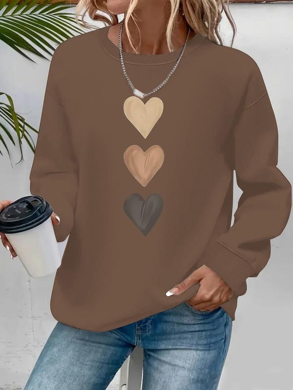 Casual Heart Pattern Print Soft Round Neck Comfort - Adult & Kids T-Shirts, Sweatshirts & Hoodies apparel design preview 1