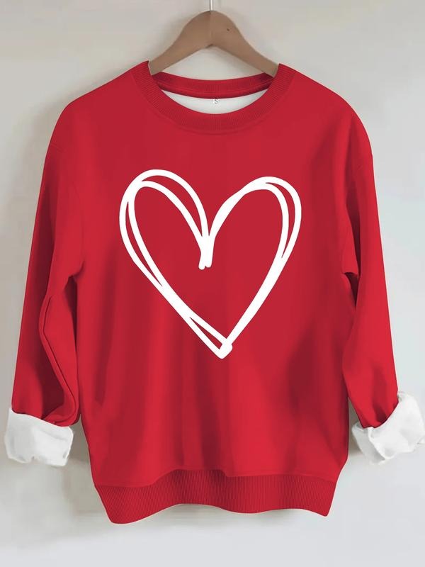 Casual Heart Pattern Soft Round Neck Comfortable - Adult & Kids T-Shirts, Sweatshirts & Hoodies apparel design preview 1