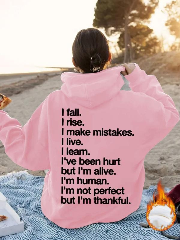 Casual Hooded Inspirational Quote Print Thick Knit - Adult & Kids T-Shirts, Sweatshirts & Hoodies apparel design preview 1