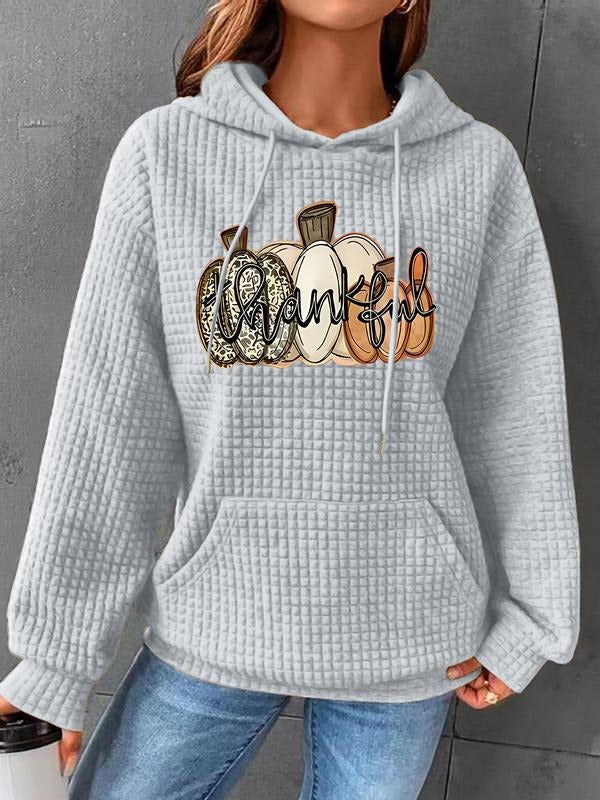 Casual Hooded Cartoon Pumpkin Letter Halloween - Adult & Kids T-Shirts, Sweatshirts & Hoodies apparel design preview 1