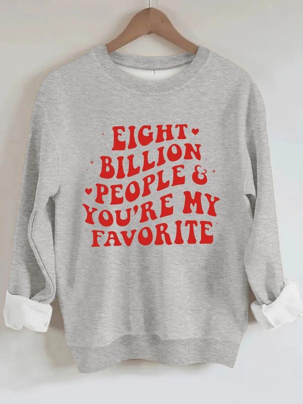 Casual Letter Pattern Soft Round Neck Comfort - Adult & Kids T-Shirts, Sweatshirts & Hoodies apparel design preview 1
