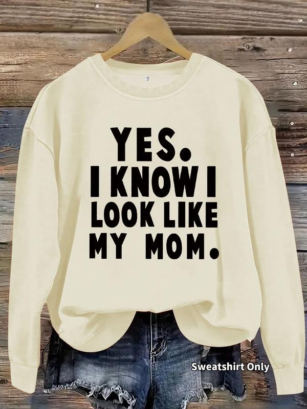 Casual Letter Pattern Soft Round Neck Comfort Durable - Adult & Kids T-Shirts, Sweatshirts & Hoodies apparel design preview 1