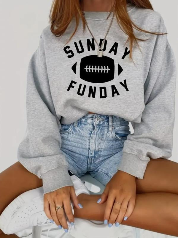 Casual Letter Pattern Soft Round Neck Comfort Durable - Adult & Kids T-Shirts, Sweatshirts & Hoodies apparel design preview 1