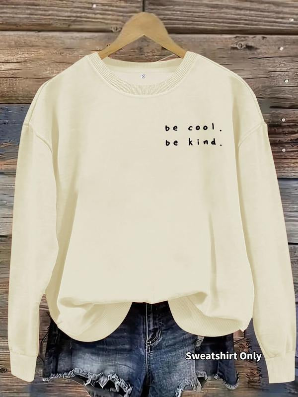 Casual Letter Print Soft Round Neck Comfortable Daily - Adult & Kids T-Shirts, Sweatshirts & Hoodies apparel design preview 1