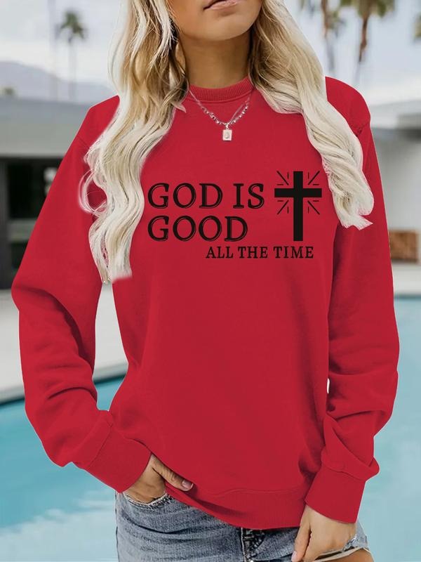 Casual Letter Print Soft Round Neck Comfortable Daily - Adult & Kids T-Shirts, Sweatshirts & Hoodies apparel design preview 1
