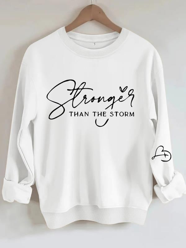 Casual Letter Print Soft Round Neck Comfortable Daily - Adult & Kids T-Shirts, Sweatshirts & Hoodies apparel design preview 1