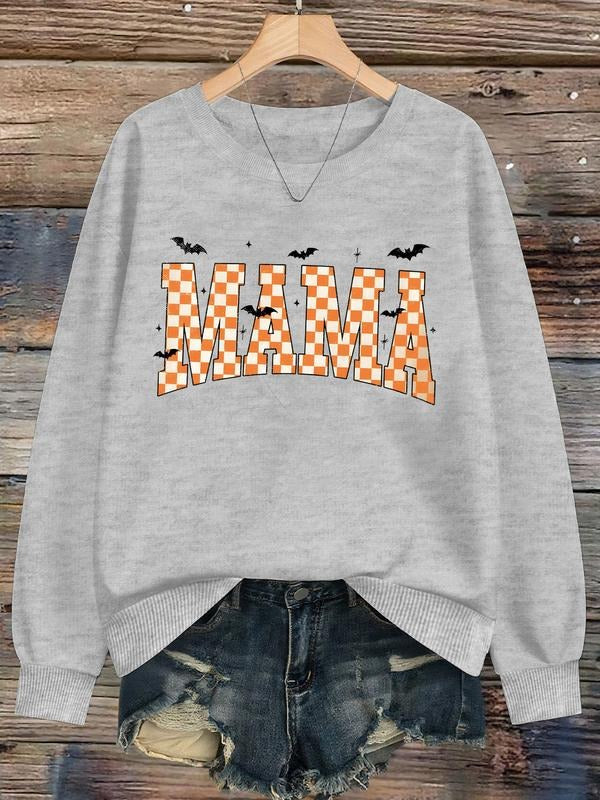 Casual Letter Print Fitted Round Neck Top Thick - Adult & Kids T-Shirts, Sweatshirts & Hoodies apparel design preview 1