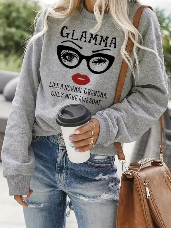 Casual Round Neck Fitted Top Halloween Letter Pattern - Adult & Kids T-Shirts, Sweatshirts & Hoodies apparel design preview 1