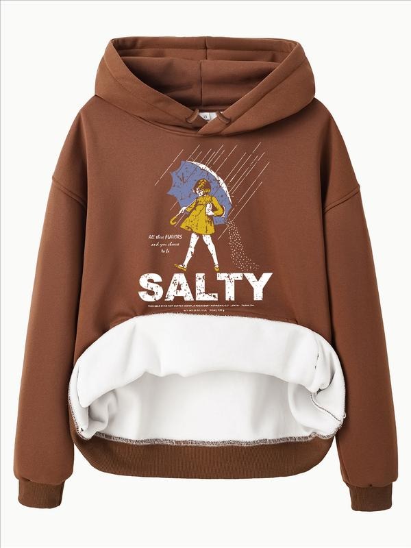 Casual Loose Fit Hooded Vintage Print Thick Knit Fall - Adult & Kids T-Shirts, Sweatshirts & Hoodies apparel design preview 1