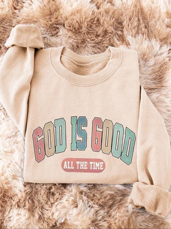 Casual Loose Fit Letter Print Soft Thick Round Neck - Adult & Kids T-Shirts, Sweatshirts & Hoodies apparel design preview 1