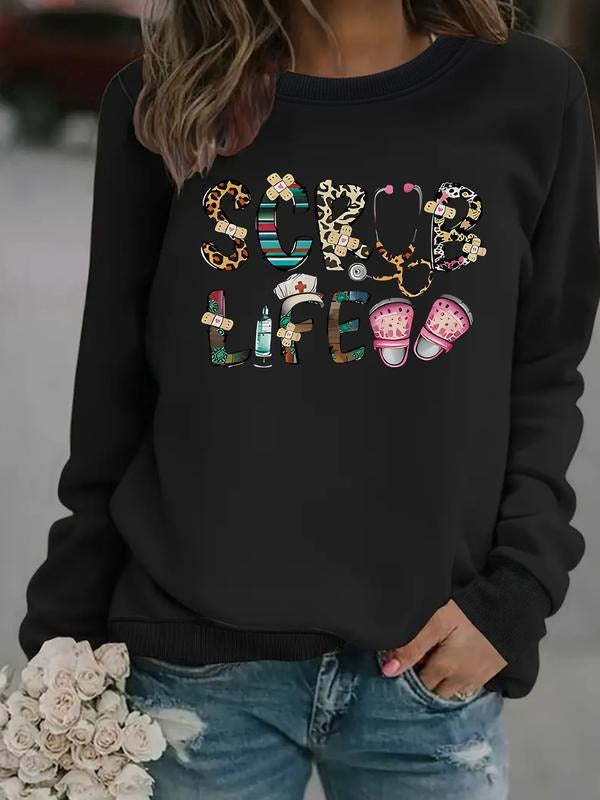Casual Nurse Soft Round Neck Comfortable Daily - Adult & Kids T-Shirts, Sweatshirts & Hoodies apparel design preview 1