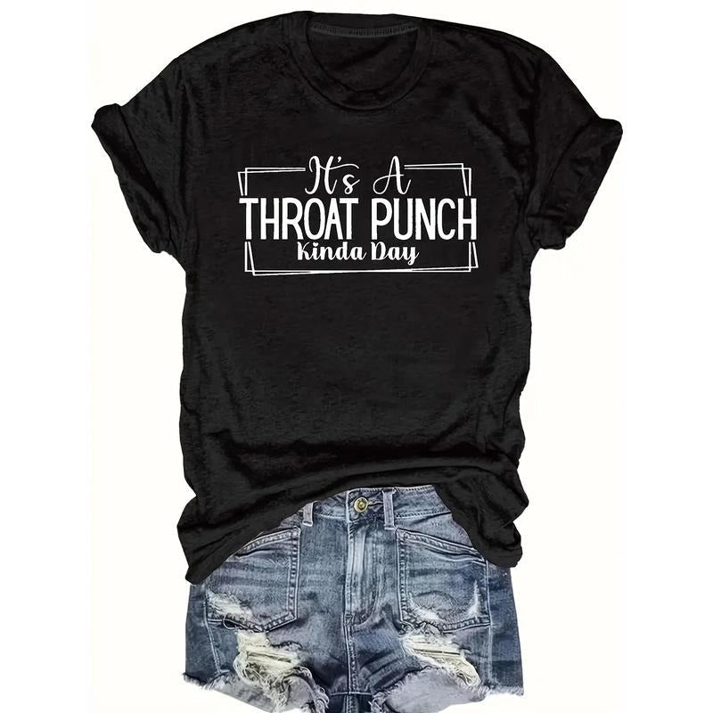 Casual Short Sleeve "His THROAT PUNCH Kinda Day" - Adult & Kids T-Shirts, Sweatshirts & Hoodies apparel design preview 1