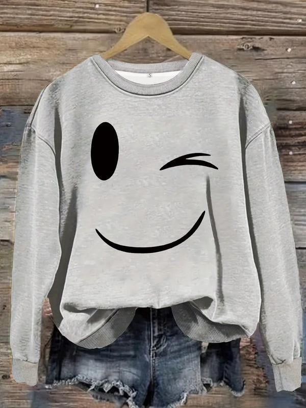 Casual Smiley Face Soft Round Neck Comfortable Daily - Adult & Kids T-Shirts, Sweatshirts & Hoodies apparel design preview 1