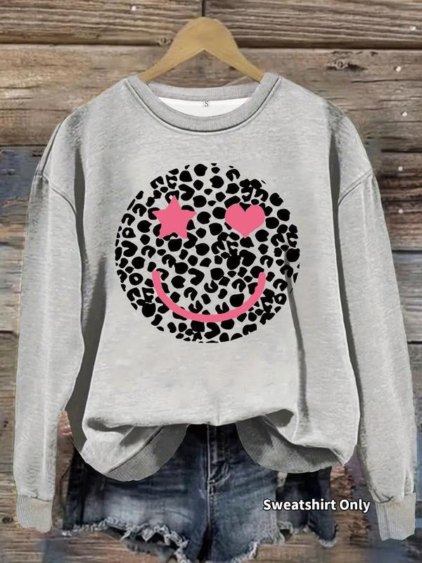 Casual Smiley Face Soft Round Neck Comfortable Daily - Adult & Kids T-Shirts, Sweatshirts & Hoodies apparel design preview 1