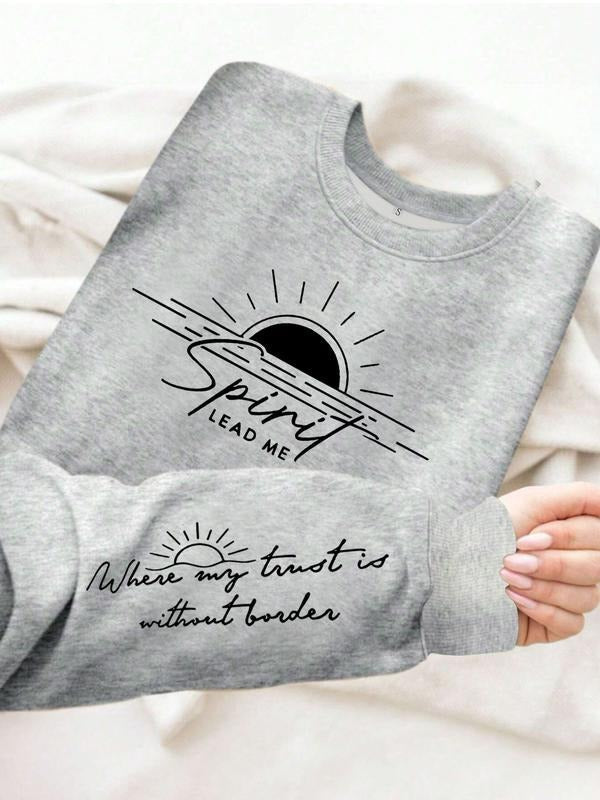 Casual Spiril Sun Pattern Soft Round Neck Comfortable - Adult & Kids T-Shirts, Sweatshirts & Hoodies apparel design preview 1