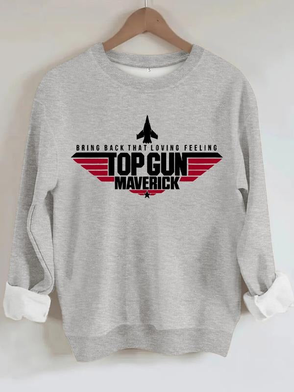 Casual Top Gun Maverick Plane Pattern Soft Crew Neck - Adult & Kids T-Shirts, Sweatshirts & Hoodies apparel design preview 1