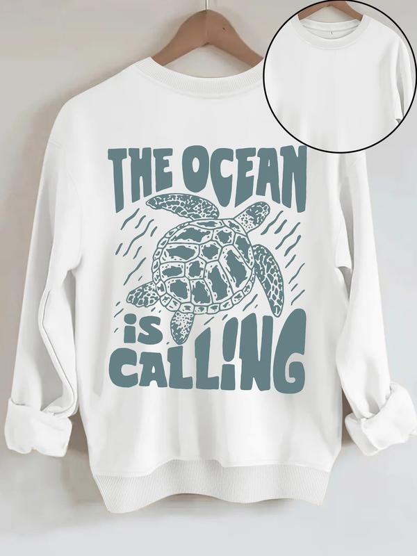 Casual Turtle Print Round Neck Fall Winter Graduation - Adult & Kids T-Shirts, Sweatshirts & Hoodies apparel design preview 1
