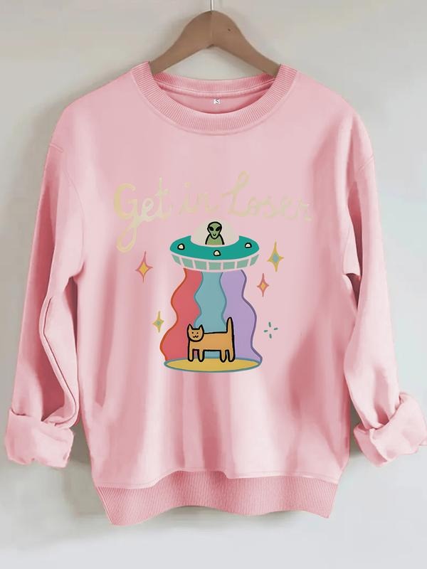 Casual Ufo Print Soft Round Neck Comfort Durable - Adult & Kids T-Shirts, Sweatshirts & Hoodies apparel design preview 1