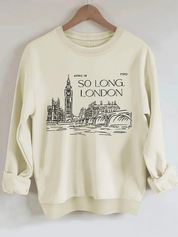 Casual So Long London Pattern Soft Round Neck Comfort - Adult & Kids T-Shirts, Sweatshirts & Hoodies apparel design preview 1
