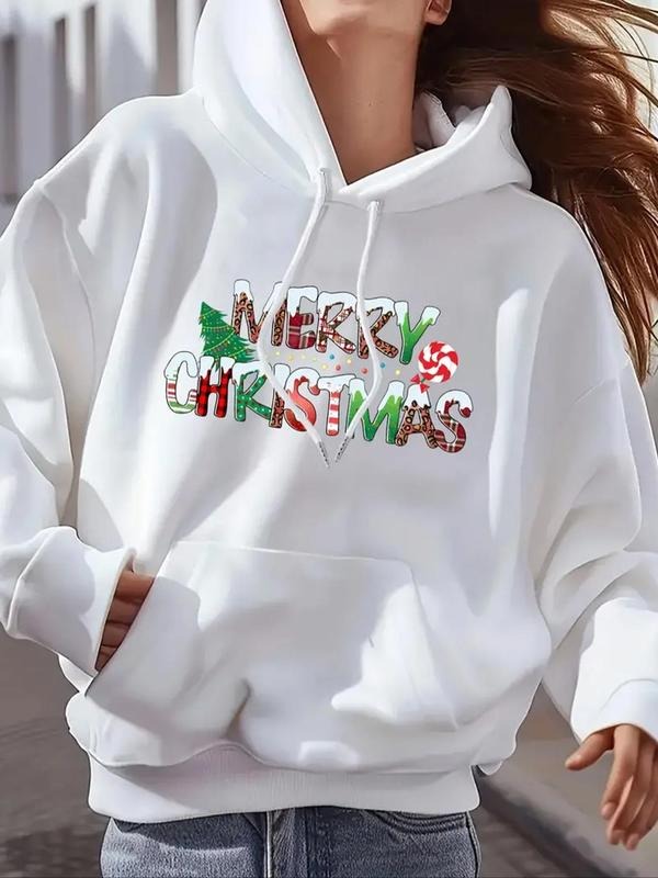 Letter Print Drawstring Casual Hooded Daily Outdoor - Adult & Kids T-Shirts, Sweatshirts & Hoodies apparel design preview 1