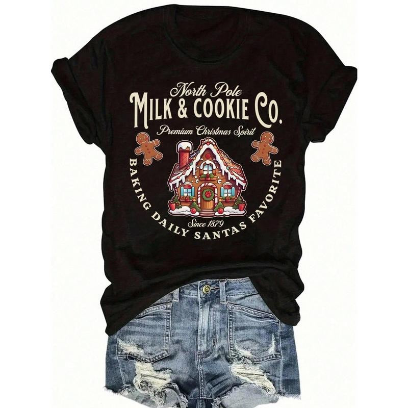 Pattern Arctic Milk Biscuit Company Retro Gingerbread - Adult & Kids T-Shirts, Sweatshirts & Hoodies apparel design preview 1