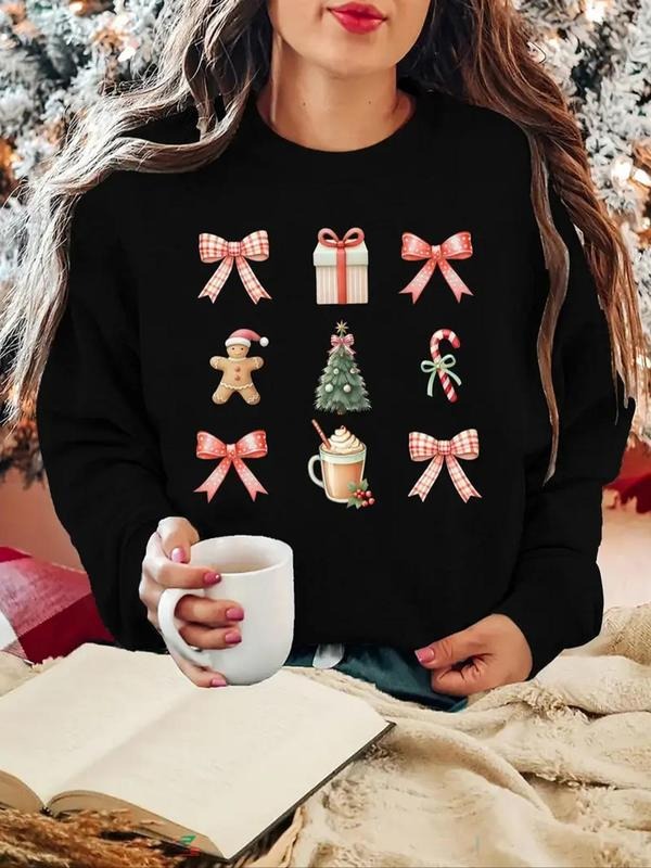Print Crew Neck Casual Fall Winter Clothes Daily 02 - Adult & Kids T-Shirts, Sweatshirts & Hoodies apparel design preview 1