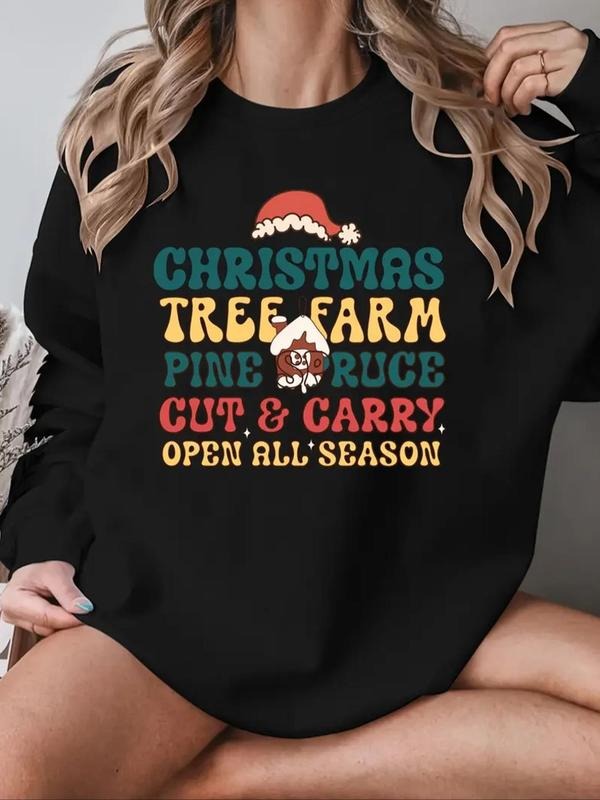 Print Drop Shoulder Casual Round Neck Fall Winter - Adult & Kids T-Shirts, Sweatshirts & Hoodies apparel design preview 1