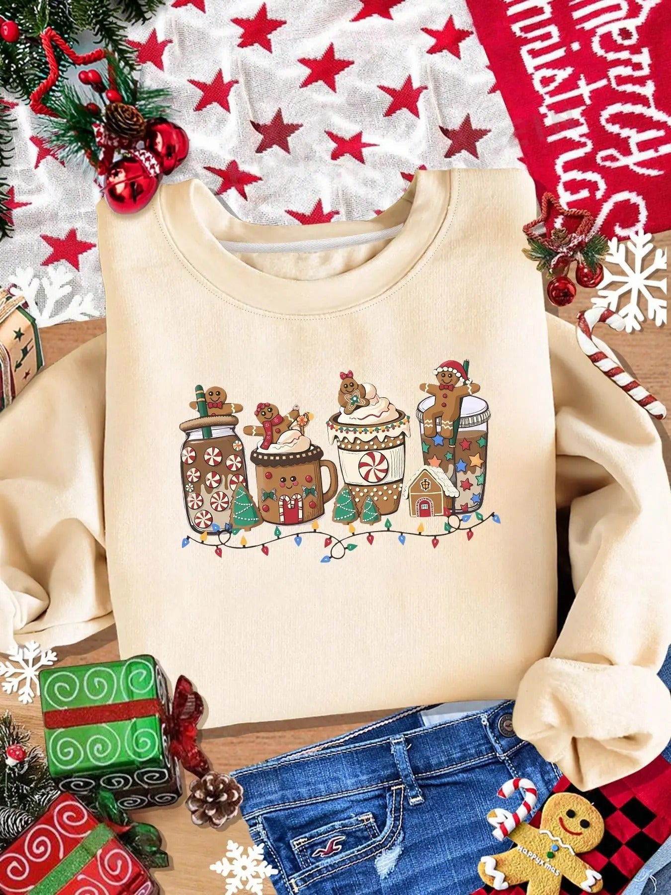 Themed Print Crew Neck Casual Daily Fall Winter - Adult & Kids T-Shirts, Sweatshirts & Hoodies apparel design preview 1