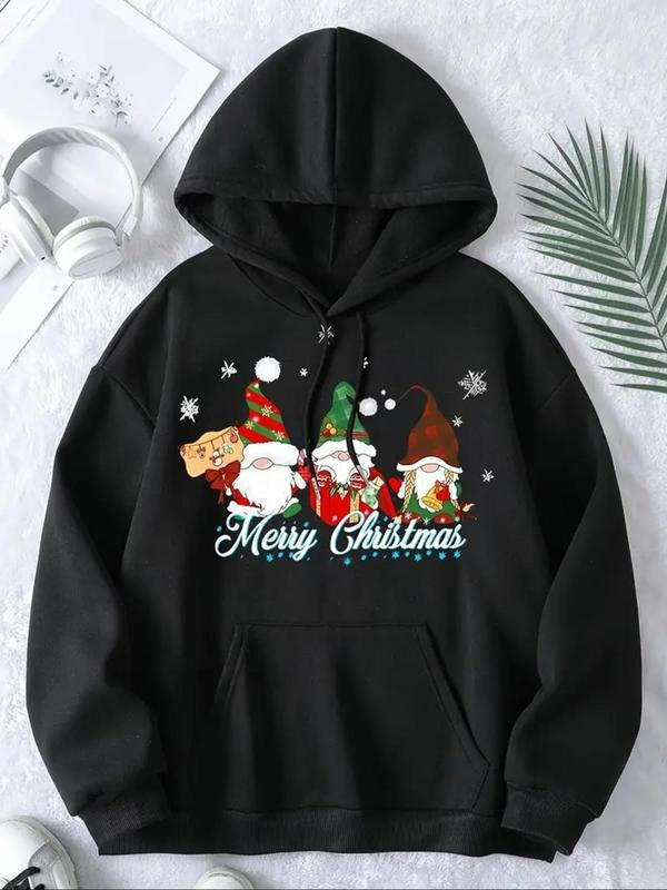 Themed Letter Print Drawstring Pocket Casual Drop - Adult & Kids T-Shirts, Sweatshirts & Hoodies apparel design preview 1