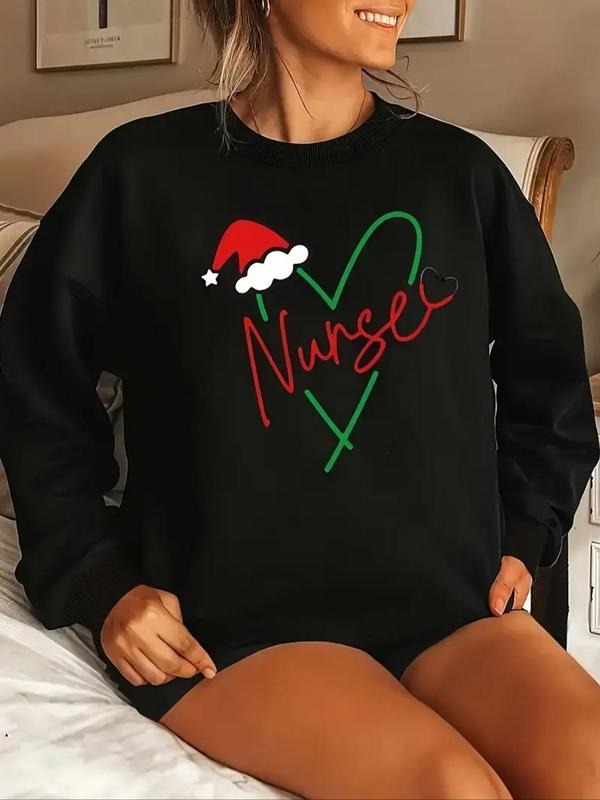 Themed Letter Print Casual Crew Neck Fall Winter - Adult & Kids T-Shirts, Sweatshirts & Hoodies apparel design preview 1