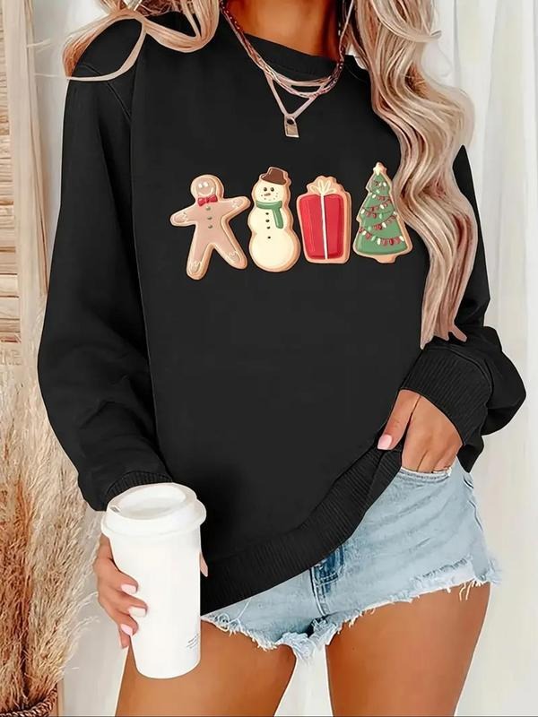 Themed Print Drop Shoulder Casual Round Neck Fall - Adult & Kids T-Shirts, Sweatshirts & Hoodies apparel design preview 1