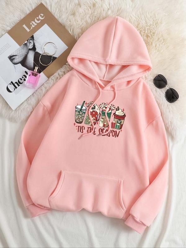 Tree Print Drop Shoulder Casual Drawstring Pocket - Adult & Kids T-Shirts, Sweatshirts & Hoodies apparel design preview 1