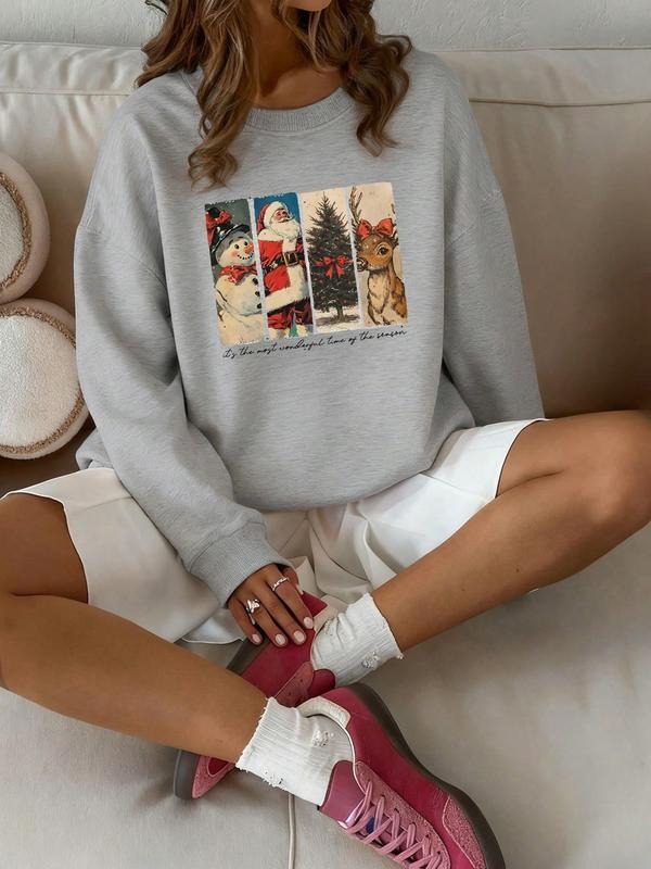 Tree Print Casual Fitted Round Neck Jumper Fall - Adult & Kids T-Shirts, Sweatshirts & Hoodies apparel design preview 1