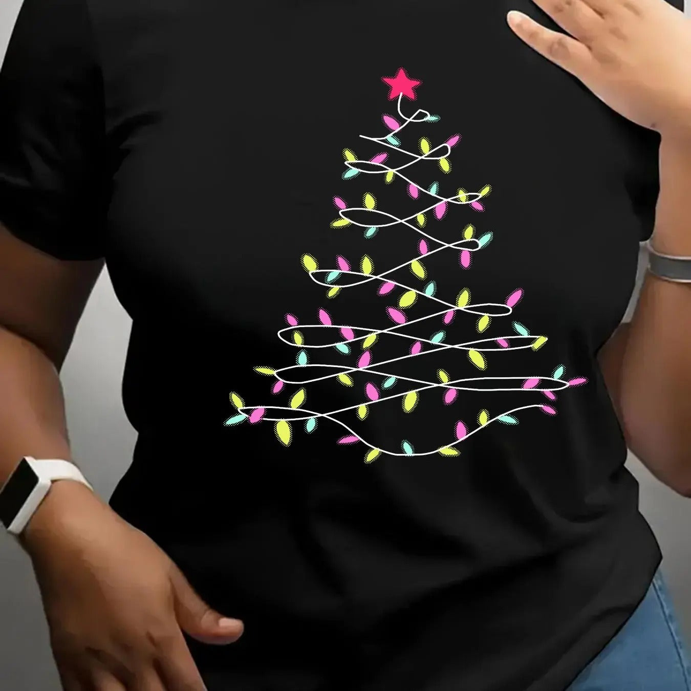 Tree Print Round Neck Casual Short Sleeve Crew Spring - Adult & Kids T-Shirts, Sweatshirts & Hoodies apparel design preview 1