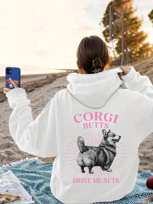 Corgi Butts Print Thermal Lined 1 Count Letter - Adult & Kids T-Shirts, Sweatshirts & Hoodies apparel design preview 1