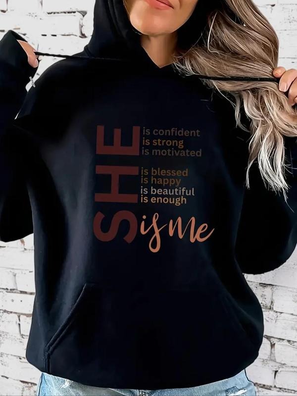 Creative Multi Color Letter Print Casual Hooded Fall - Adult & Kids T-Shirts, Sweatshirts & Hoodies apparel design preview 1
