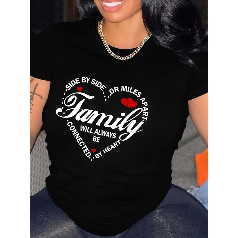 Family Quote Heart Breathable Short Sleeve Crew Neck - Adult & Kids T-Shirts, Sweatshirts & Hoodies apparel design preview 1