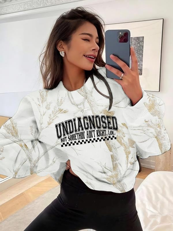 Crew Neck Slogan Letter Print Casual Loose Fit - Adult & Kids T-Shirts, Sweatshirts & Hoodies apparel design preview 1