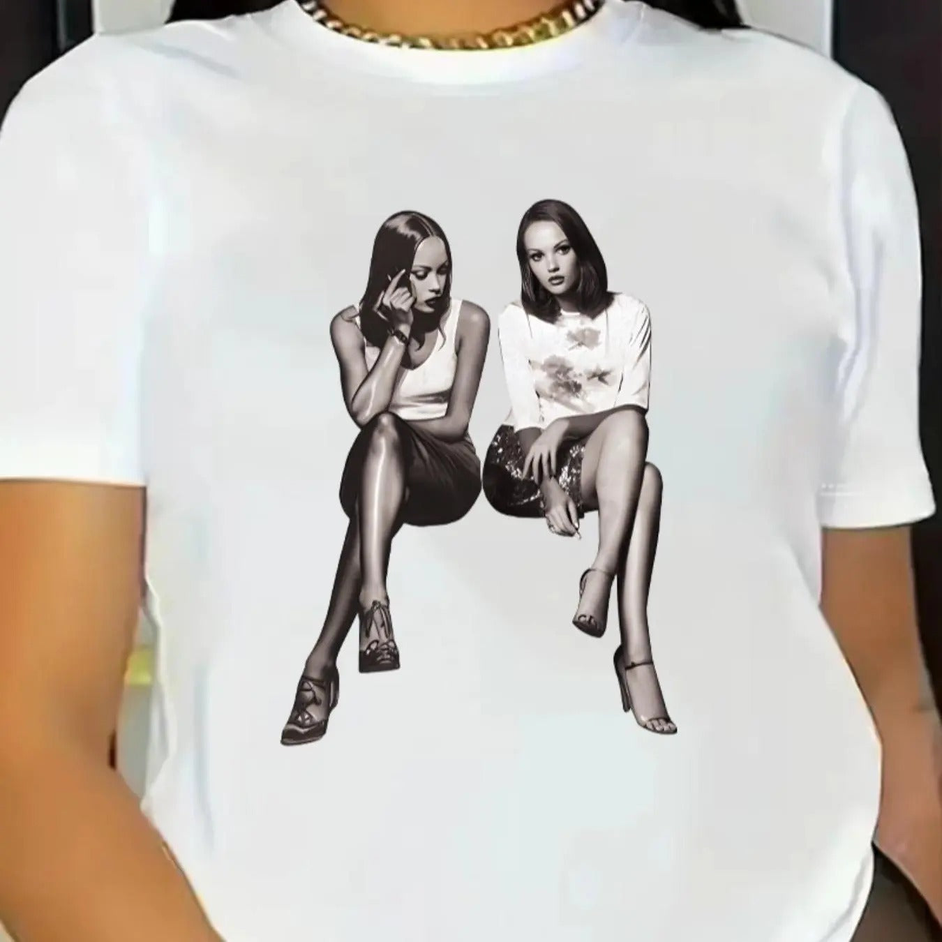 Figure Print Round Neck Casual Crew Short Sleeve - Adult & Kids T-Shirts, Sweatshirts & Hoodies apparel design preview 1