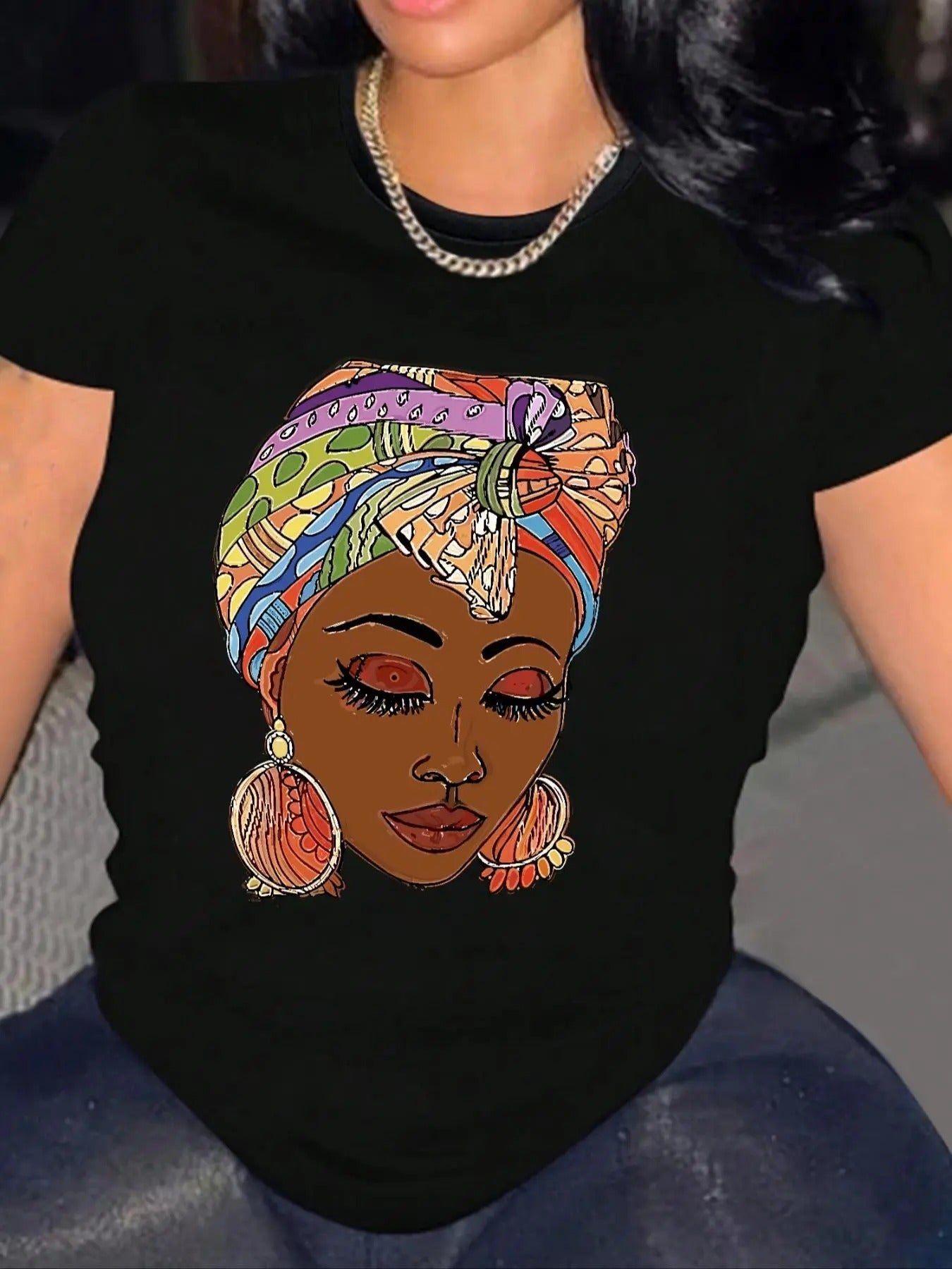 Figure Print Round Neck Casual Crew Short Sleeve - Adult & Kids T-Shirts, Sweatshirts & Hoodies apparel design preview 1