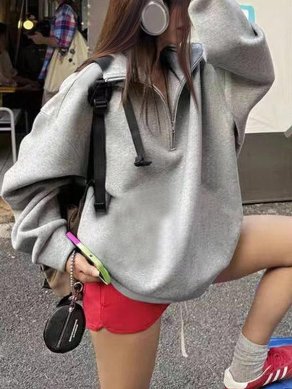 Floral Hooded Casual Loose Fit Thicken Fabric Fall - Adult & Kids T-Shirts, Sweatshirts & Hoodies apparel design preview 1