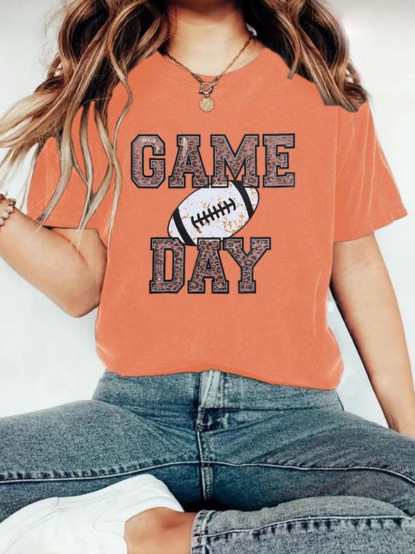 Game Day Round Neck Vintage Casual Short Sleeve Daily - Adult & Kids T-Shirts, Sweatshirts & Hoodies apparel design preview 1