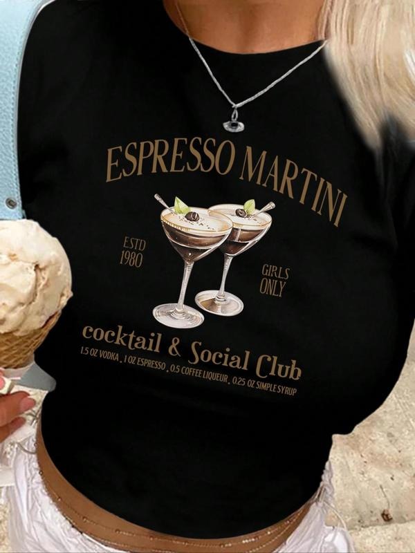 Goblet Letter Print Round Neck Crop Vintage Short - Adult & Kids T-Shirts, Sweatshirts & Hoodies apparel design preview 1