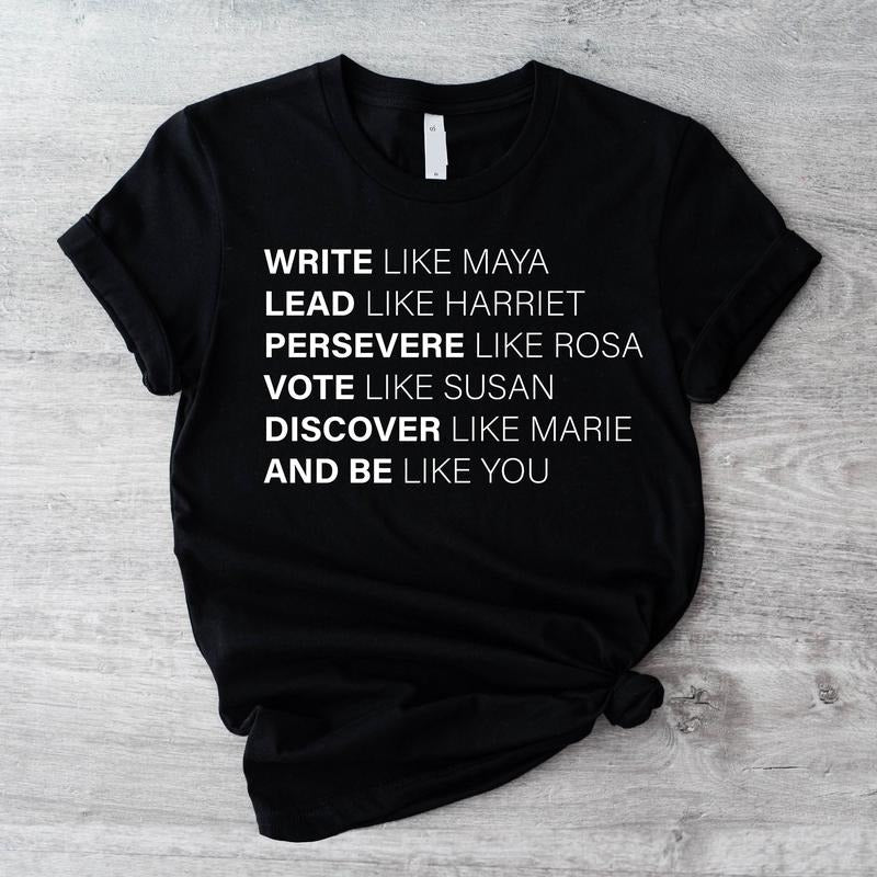 History Month Inspirational Historical Leaders - Adult & Kids T-Shirts, Sweatshirts & Hoodies apparel design preview 1