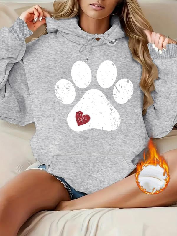 Hooded Bear Print Heart Pattern Fall Winter Warm - Adult & Kids T-Shirts, Sweatshirts & Hoodies apparel design preview 1