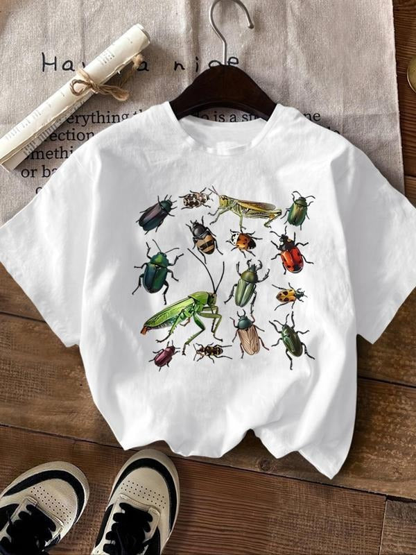 Insects Print Round Neck Casual Short Sleeve Daily - Adult & Kids T-Shirts, Sweatshirts & Hoodies apparel design preview 1