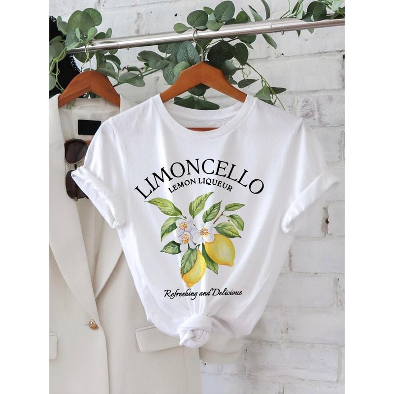 Italian Limoncello Lemon Liqueur Beige Crew Neck - Adult & Kids T-Shirts, Sweatshirts & Hoodies apparel design preview 1