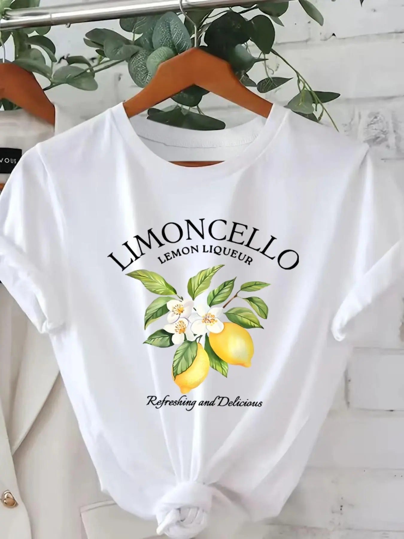 Lemon Letter Print Round Neck Casual Short Sleeve - Adult & Kids T-Shirts, Sweatshirts & Hoodies apparel design preview 1