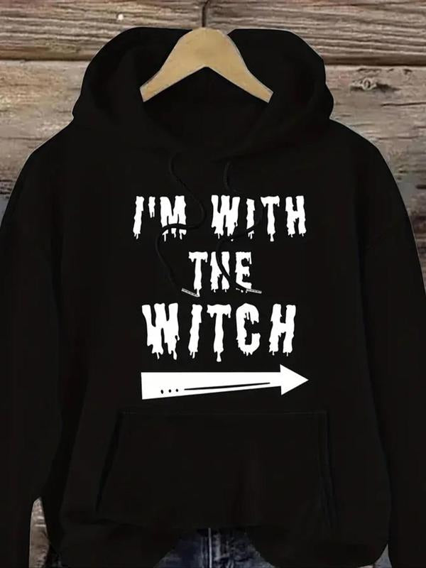 Letter Arrow Print Drop Shoulder Thermal Lined Casual - Adult & Kids T-Shirts, Sweatshirts & Hoodies apparel design preview 1